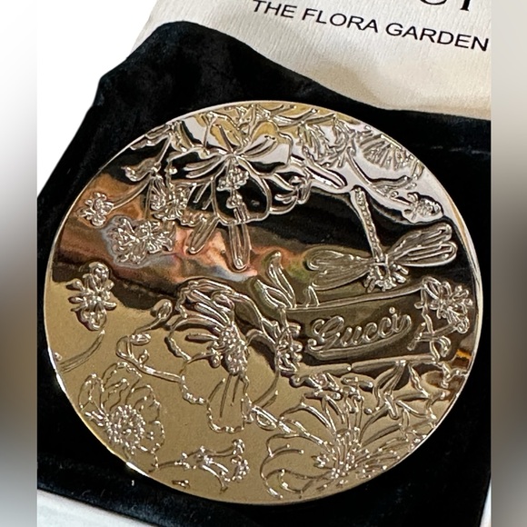 Gucci Accessories - NIB Gucci Flora Garden Collection Double Magnifying Compact Mirror.